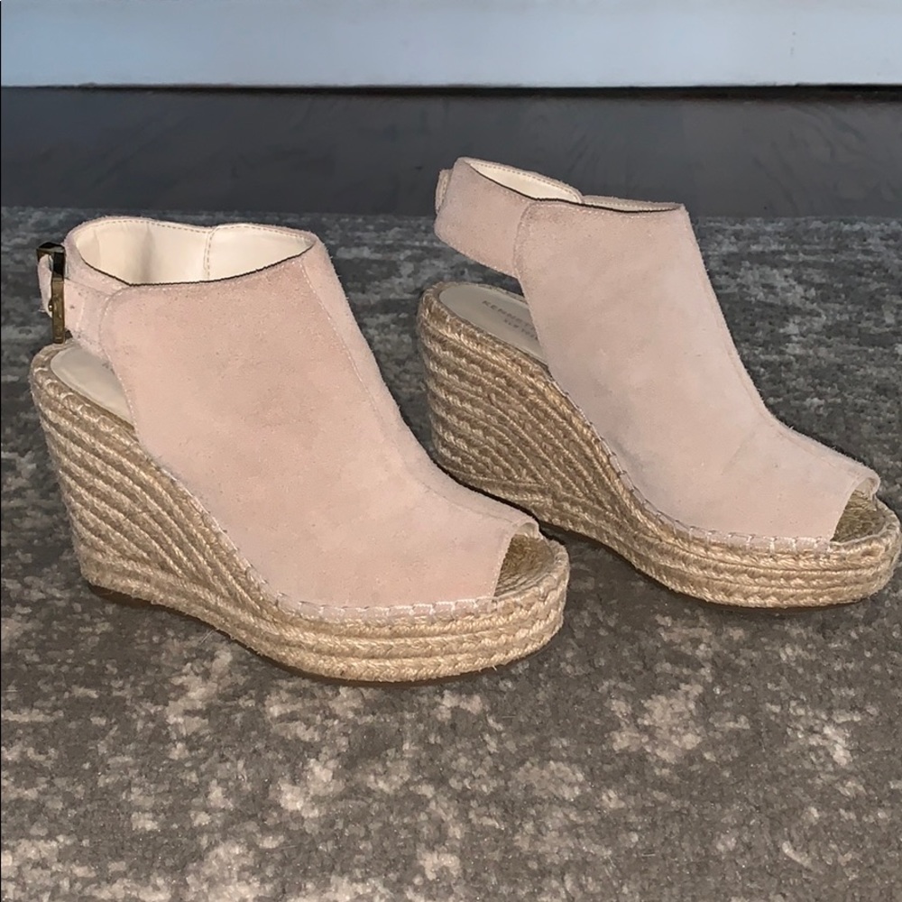 Kenneth Cole suede wedges